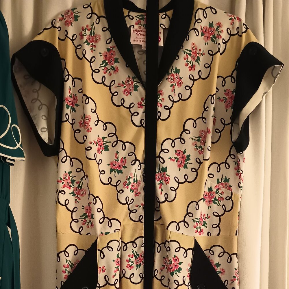 Rock n Romance Casey dress in Daydream print 16